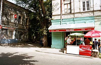 Tbilisi, Georgien: altes B&uuml;rgerviertel