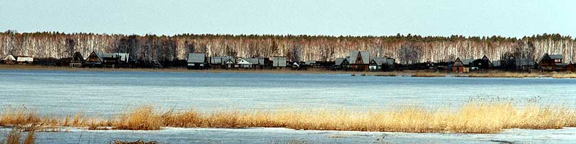 Westsibirien: Wochenendh&auml;user in Gro&szlig;stadtn&auml;he