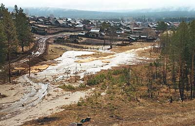 Dorfsiedlung &ouml;stlich Omsk